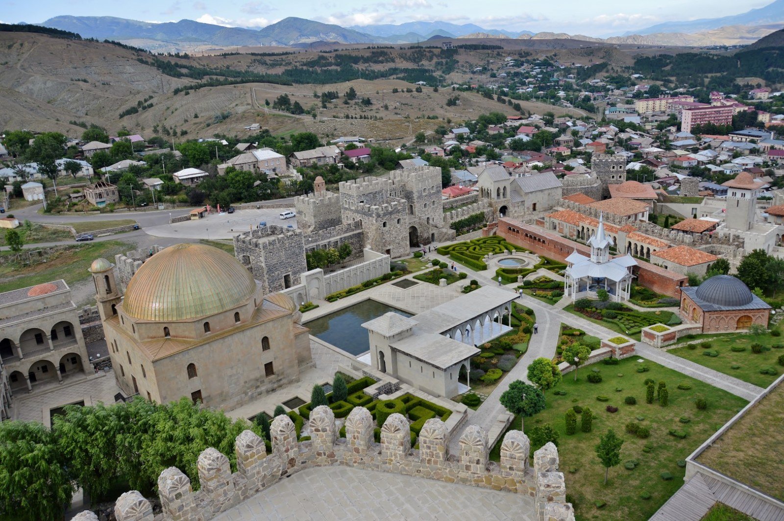 View of the Rabati complex from the keep, Akhaltsikhe
