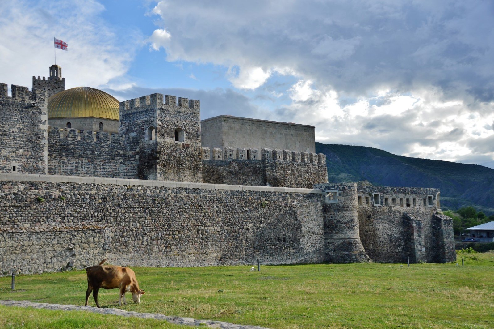 Northwestern view of the Rabati walls in Akhaltsikhe