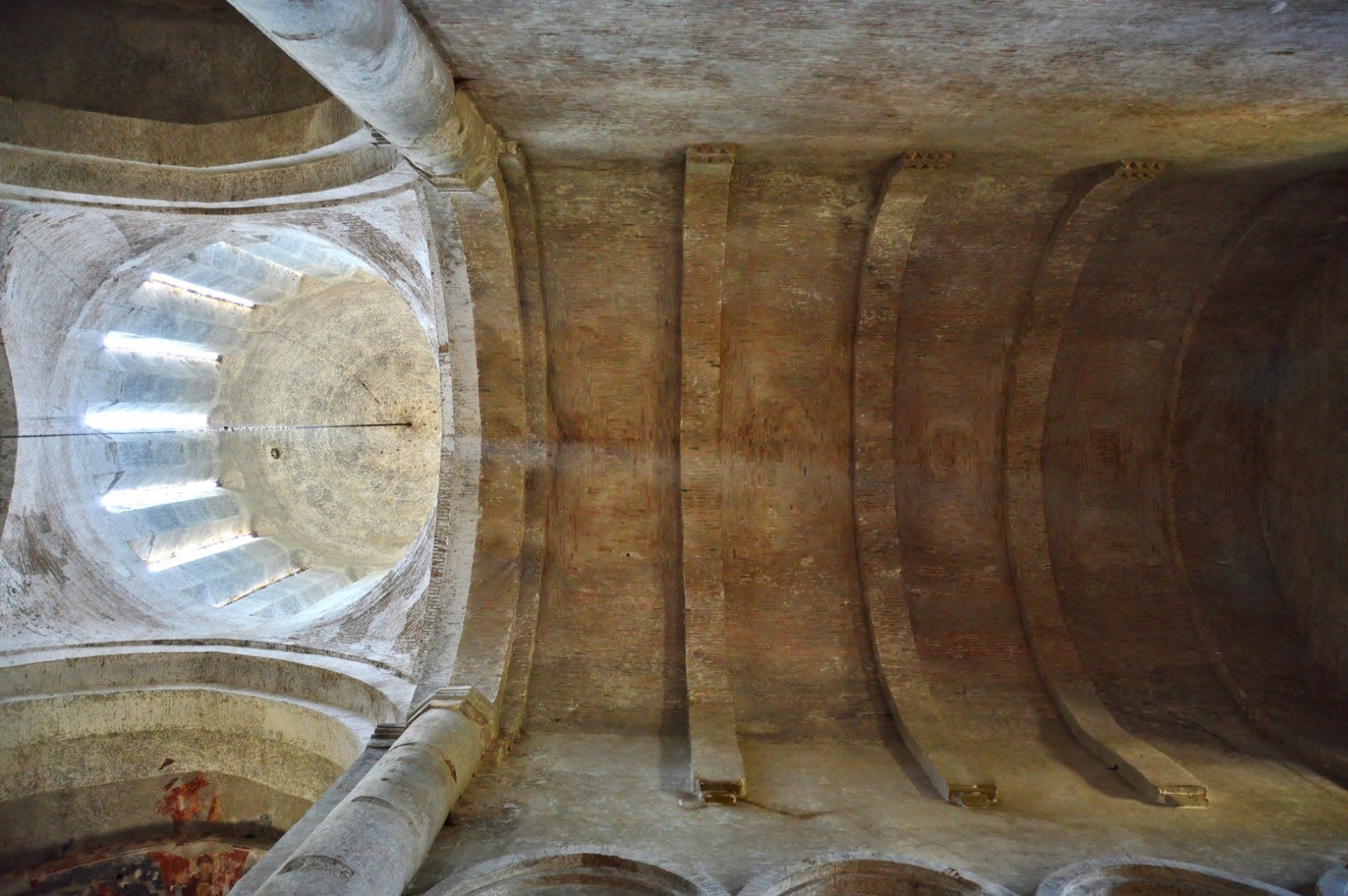 Vaults and dome interior of St George's Cathedral in Alaverdi