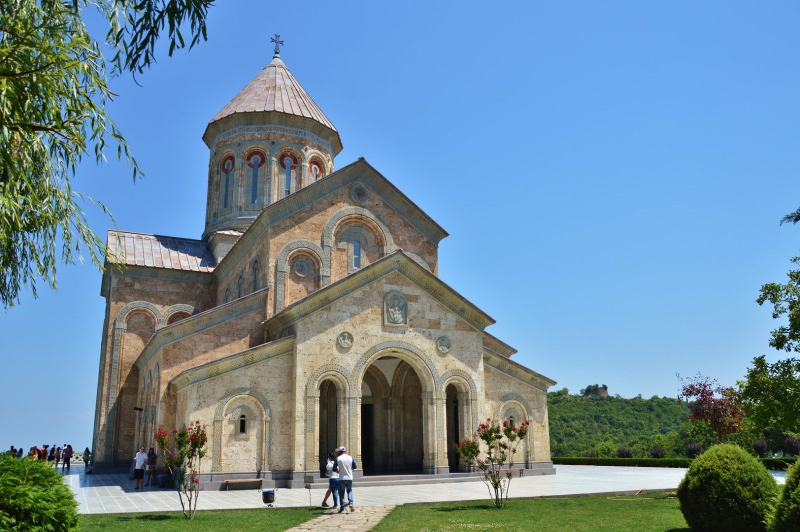 North-west view of the new church at Bodbe Monastery, Sighnaghi