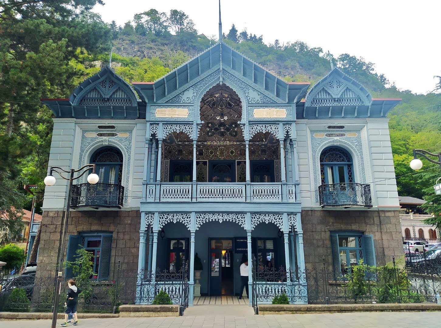 Facade of the Golden Tulip Hotel in Borjomi
