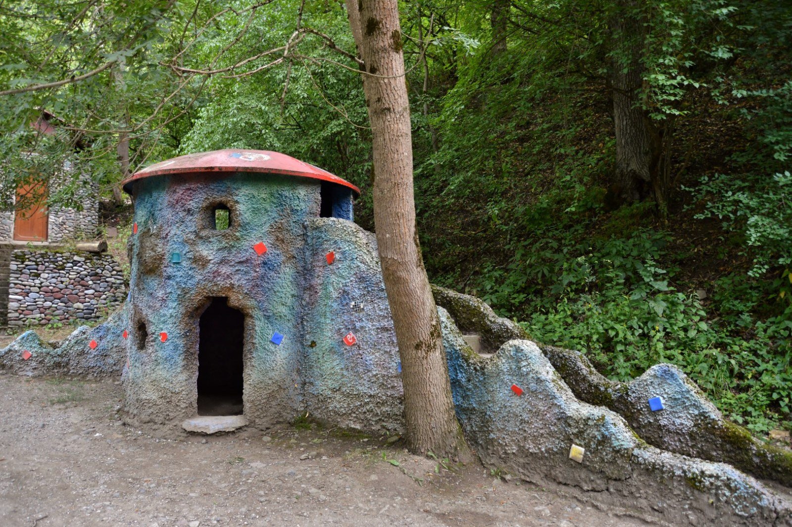 Children's playhouse in Borjomi Thermal Park
