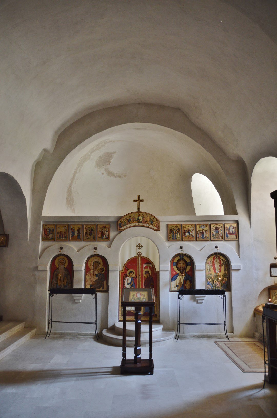 Cave Church of the Transfiguration at Lavra monastery, David Gareja