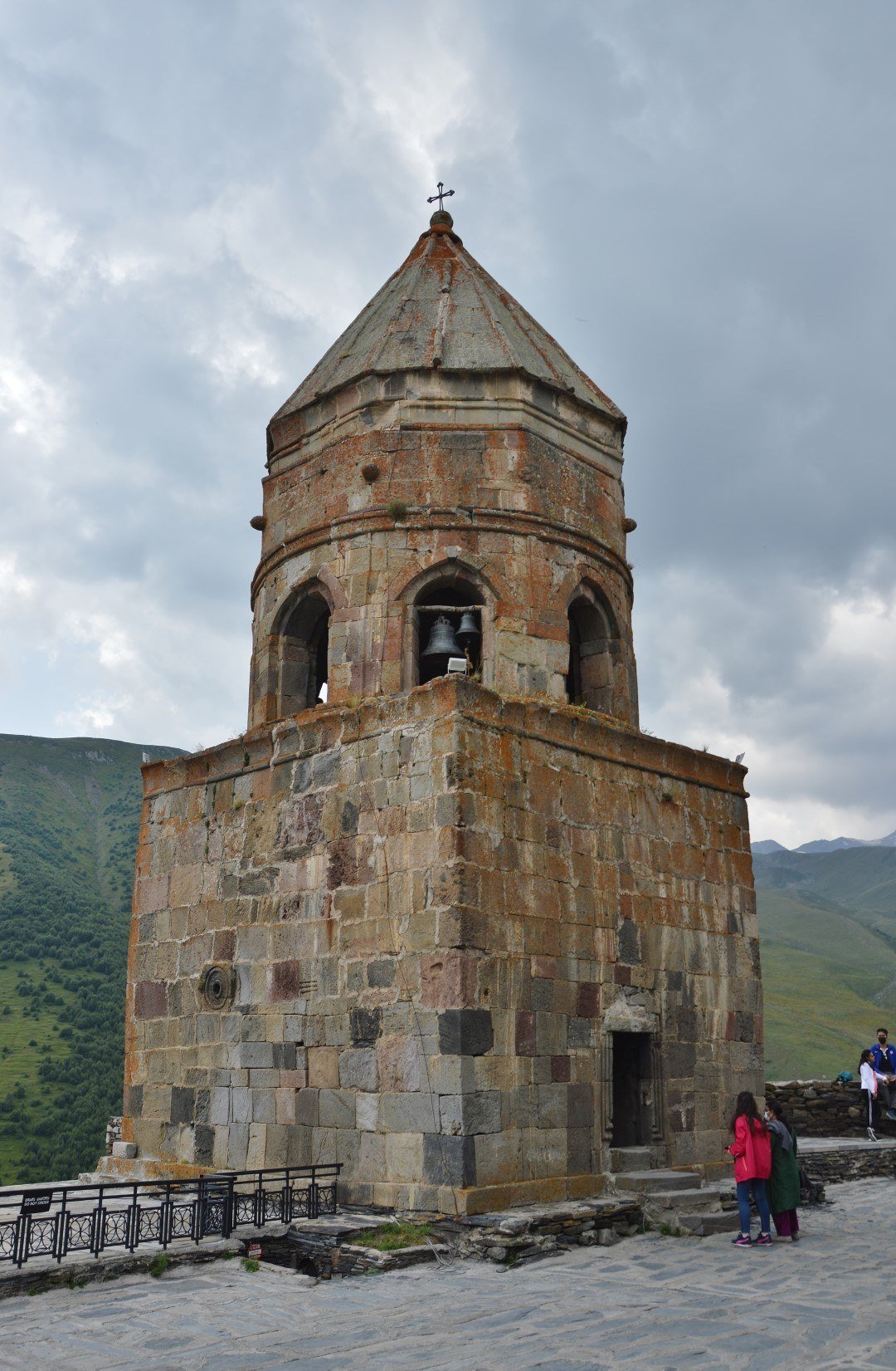 Bell tower of Gergeti Trinity Church