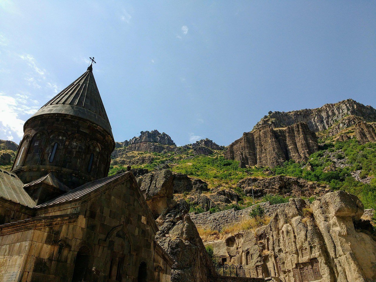 Landscape of Haghpat Monastery in northern Armenia
