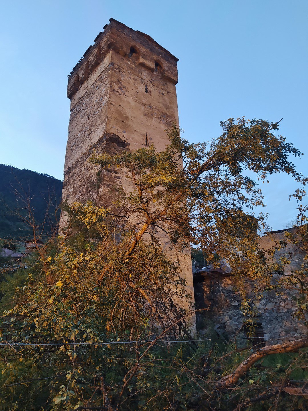 Swanischer Verteidigungsturm in Mestia, Oberes Swanetien