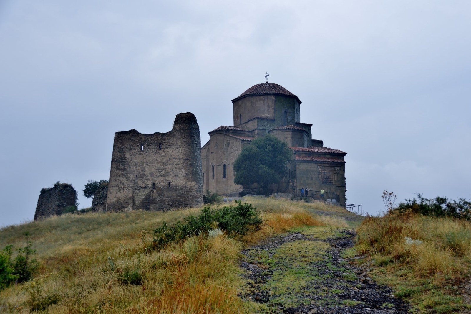 Church and remains of the walled precinct of Jvari Monastery, Mtskheta
