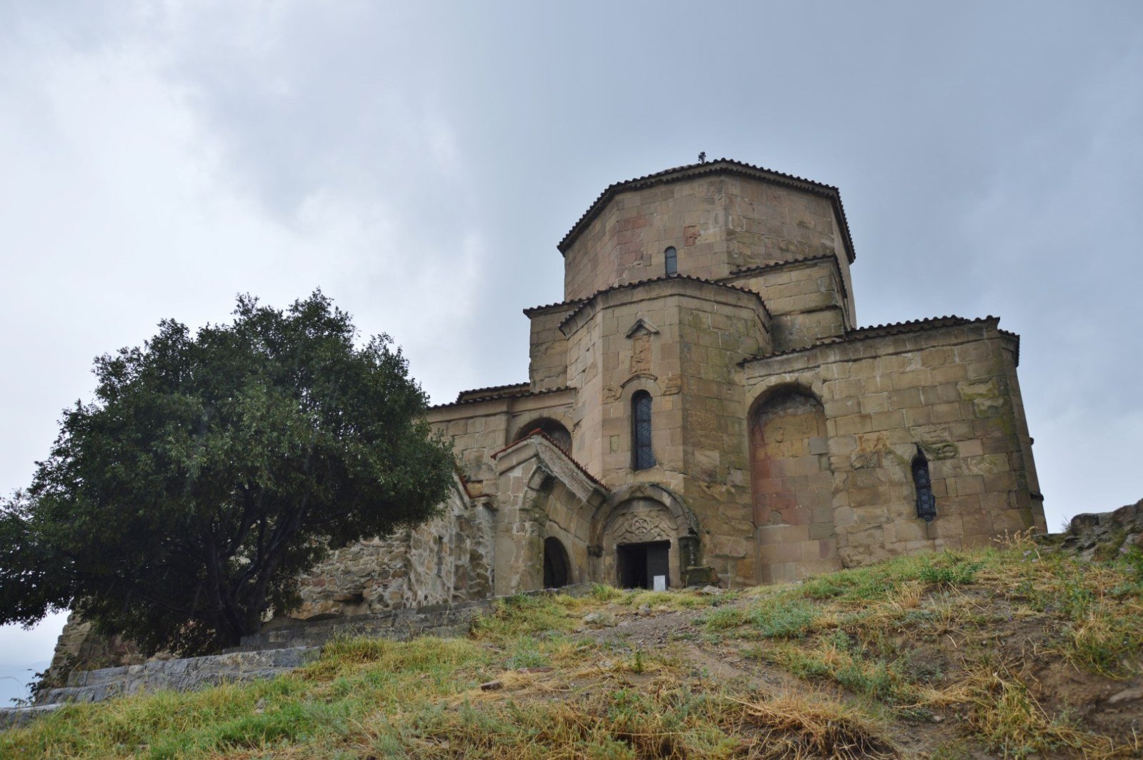 Jvari Monastery in Mtskheta seen from the south