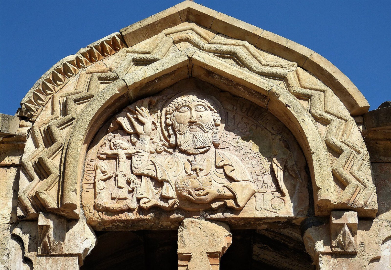 Khachkars and church of Surb Karapet at Noravank