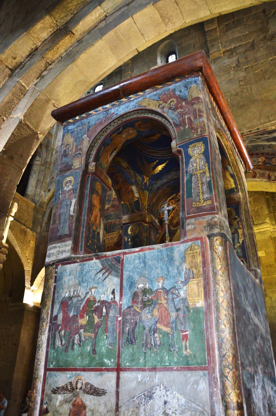 Ciborium housing Christ's tunic in Svetitskhoveli Cathedral