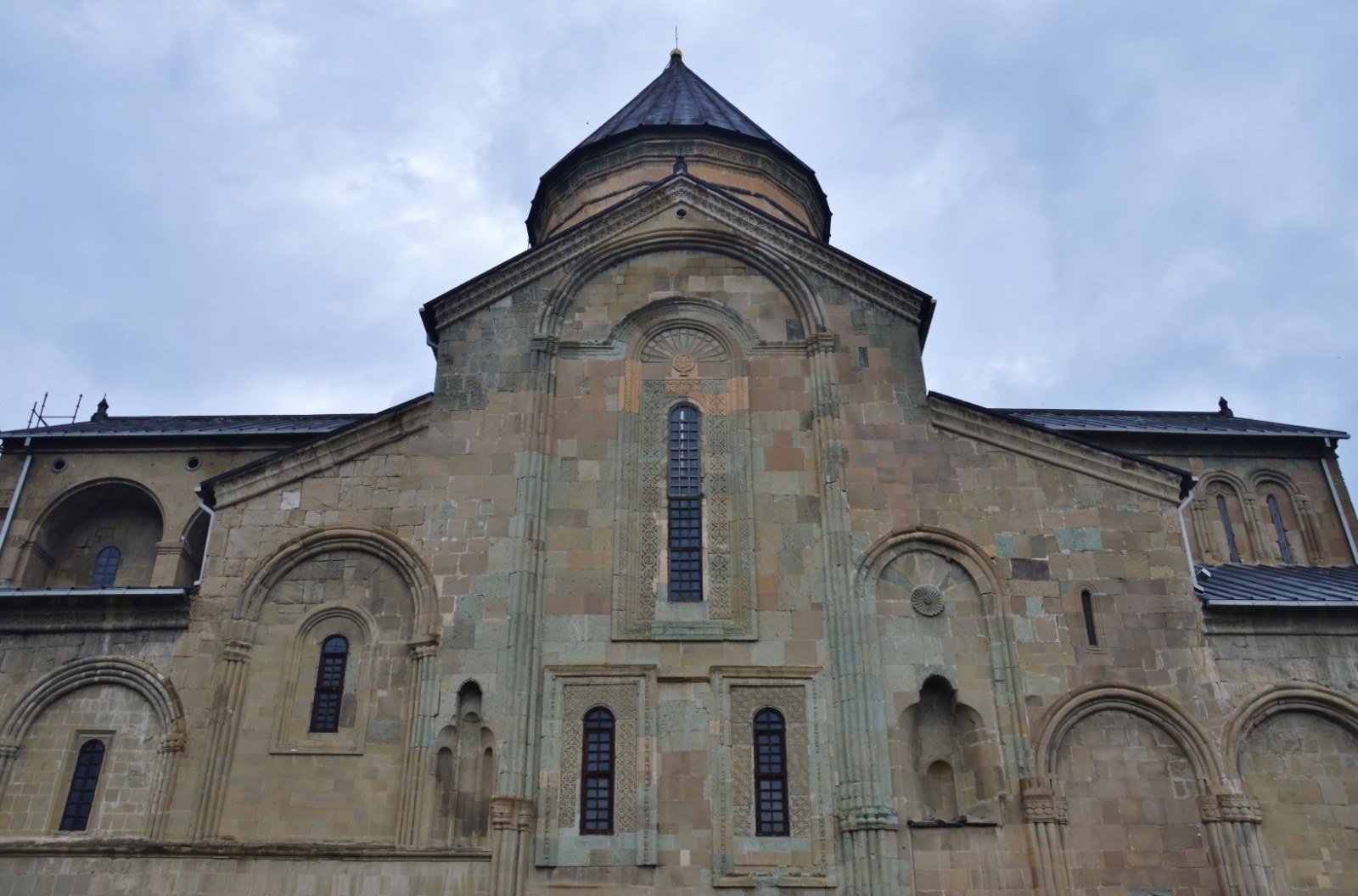 Southern facade of Svetitskhoveli Cathedral