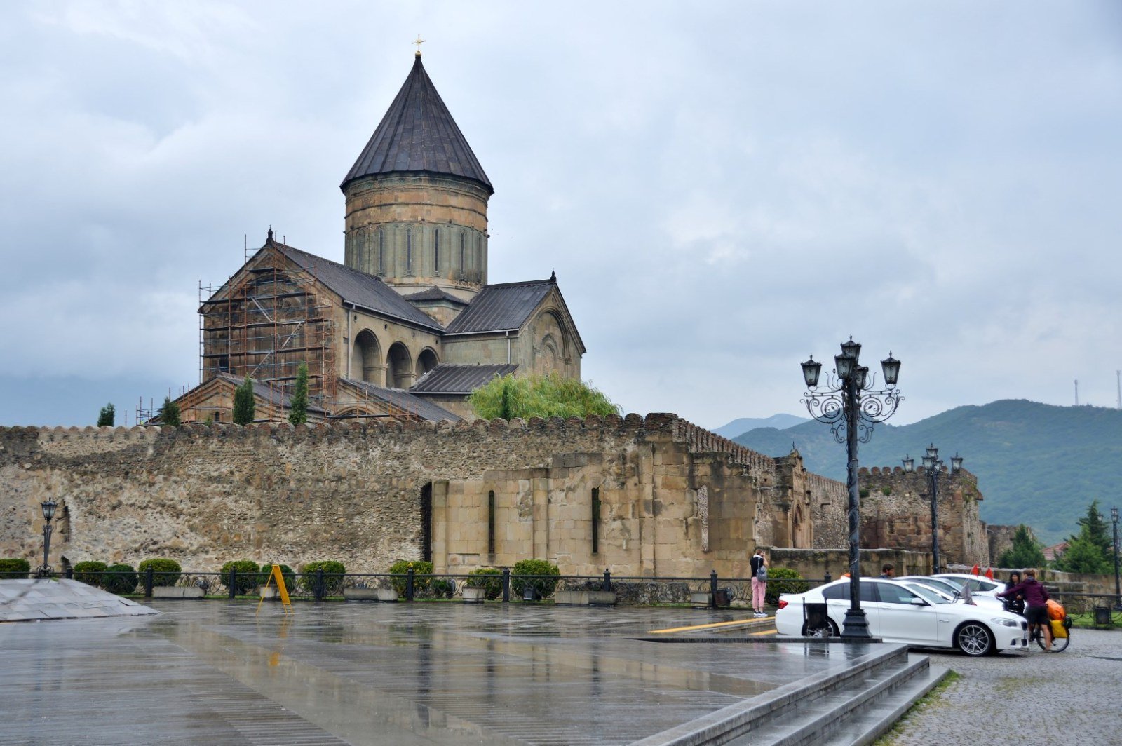West view of Svetitskhoveli Cathedral in Mtskheta