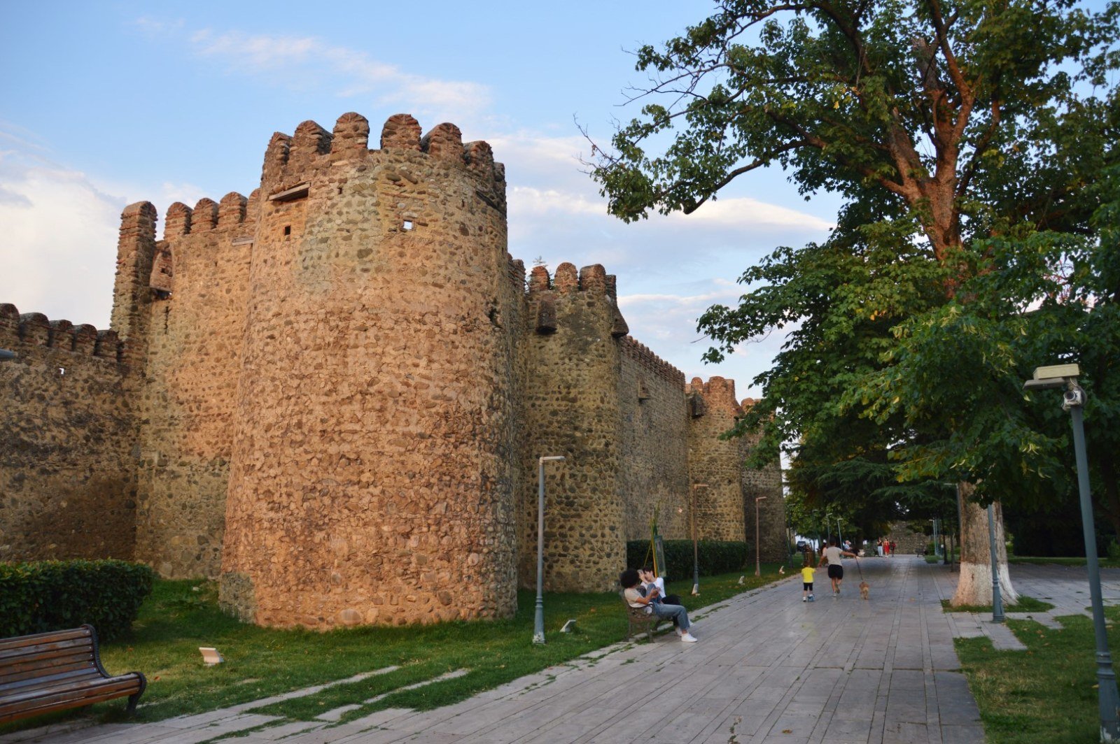 Fortezza Batonis Tsikhe, mura sud di Telavi