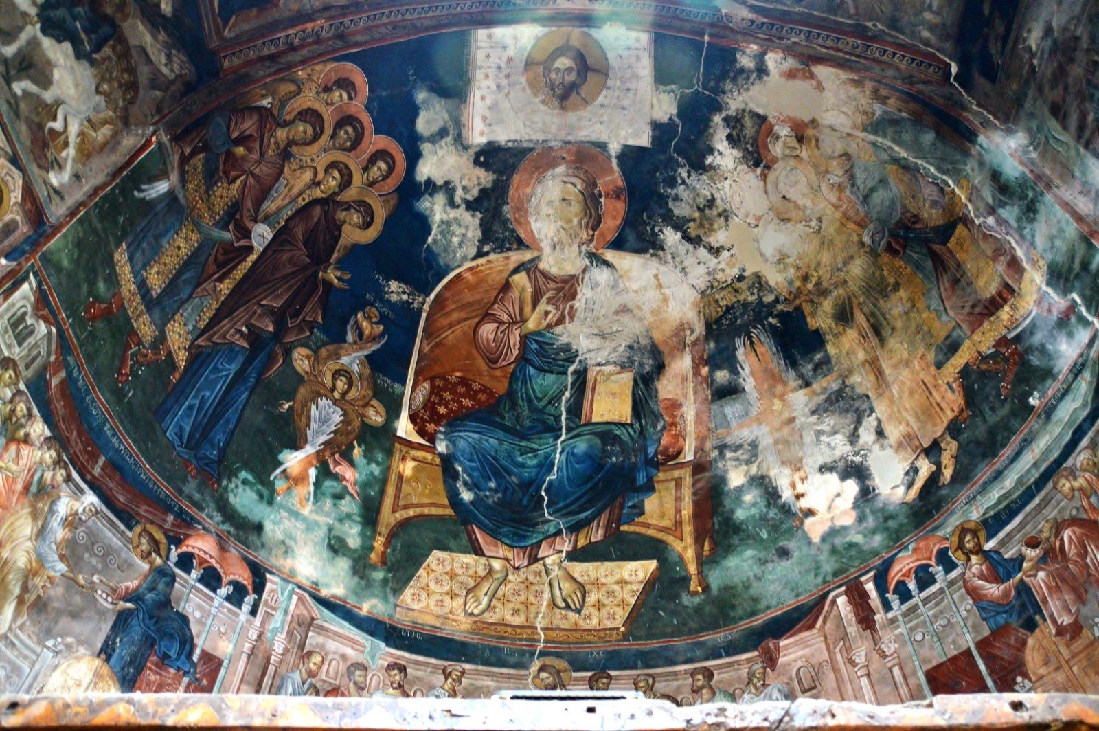 Apse vault fresco, Ubisa Monastery