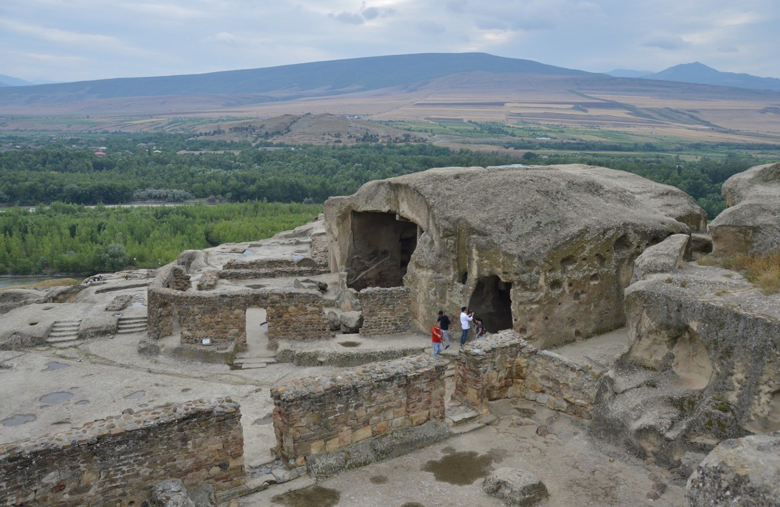 Área do salão de Tamara em Uplistsikhe