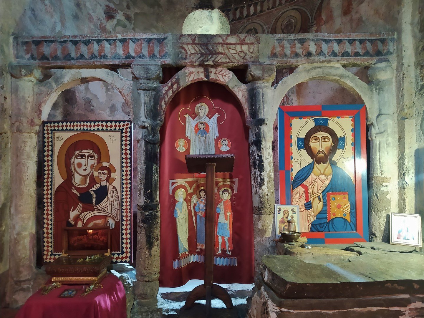 Ikonostase der Lamaria-Kirche, Ushguli