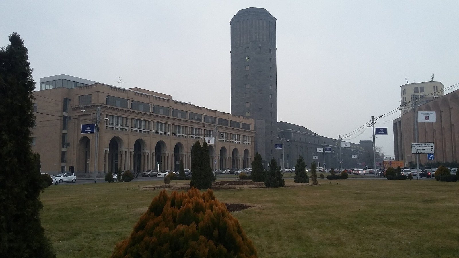 Historic interior of the Ararat brandy factory in Yerevan