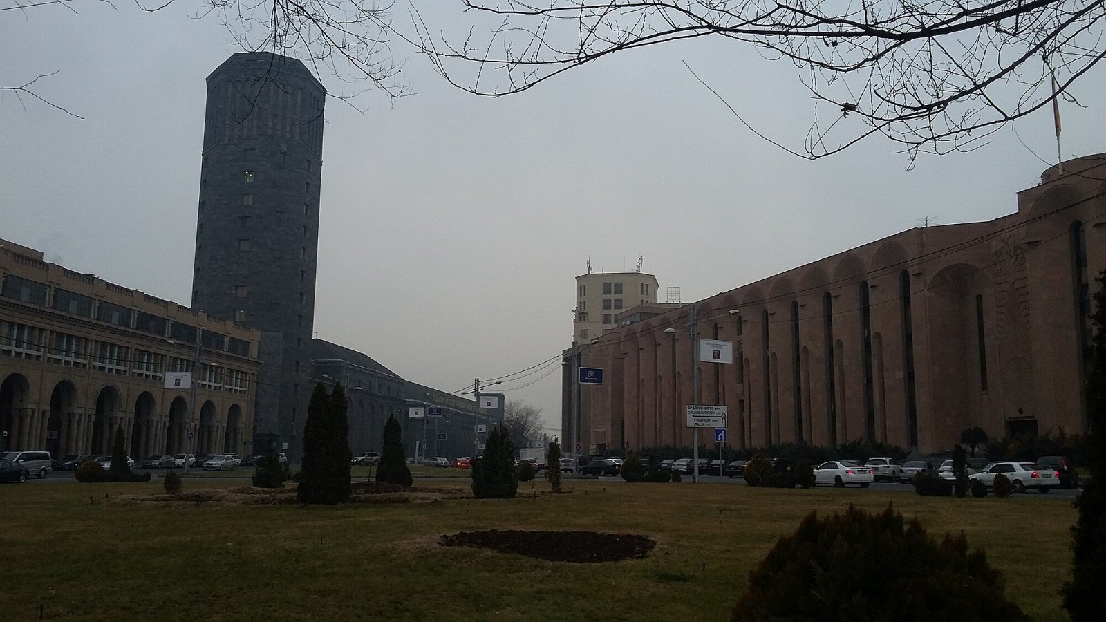 Oak barrels in the underground cellars of the Yerevan Brandy Factory