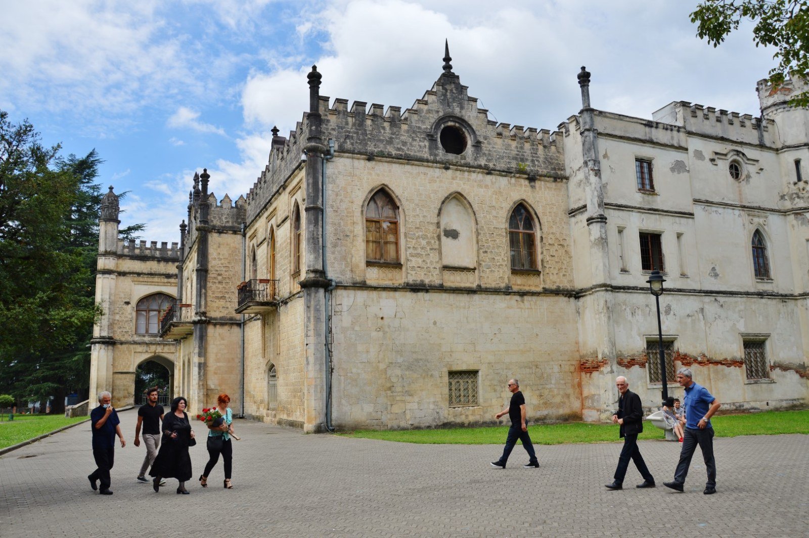 Eastern facade of the Dadiani Palace, Zugdidi