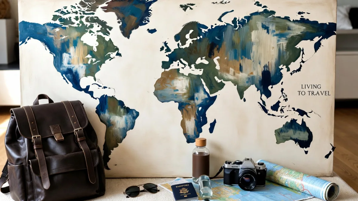 Equipaje organizado con mochila, pasaporte y c&aacute;mara: consejos pr&aacute;cticos para viajeros