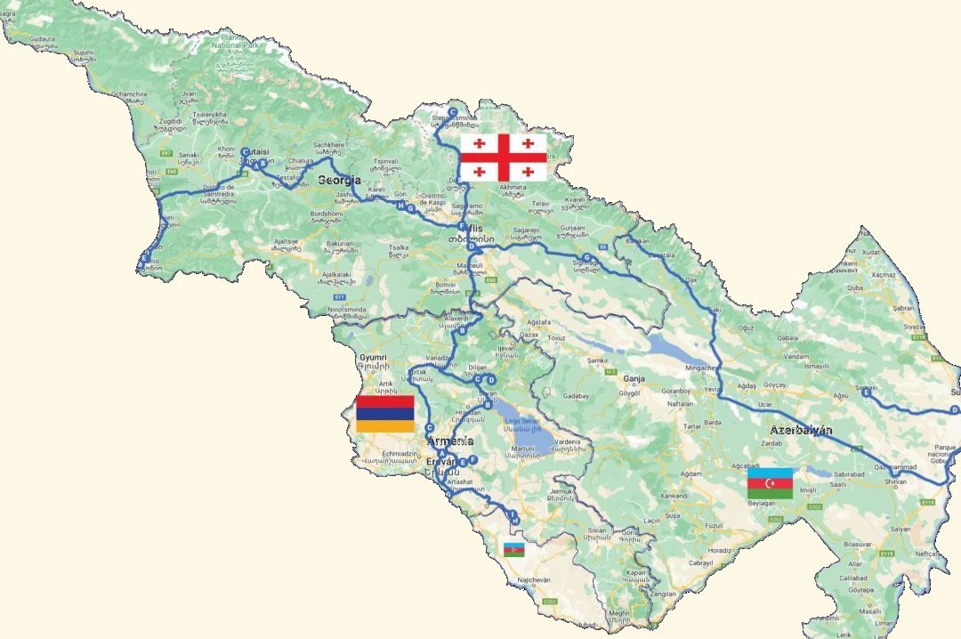 Encantos del Cáucaso: Azerbaiyán, Georgia y Armenia en 15 Días
