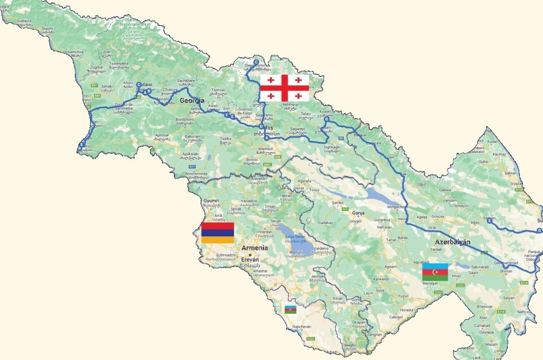 Del Mar Caspio al Mar Negro - Azerbaiyán y Georgia