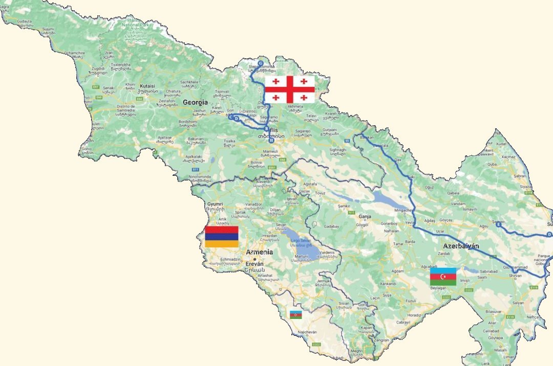 Contrastes del Cáucaso - Del Mar Caspio al Monte Kazbek