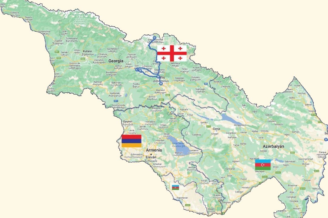 Dos Capitales del Cáucaso - Entre el Mar y la Montaña