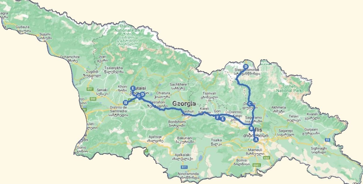 Georgia Medieval y Montañas