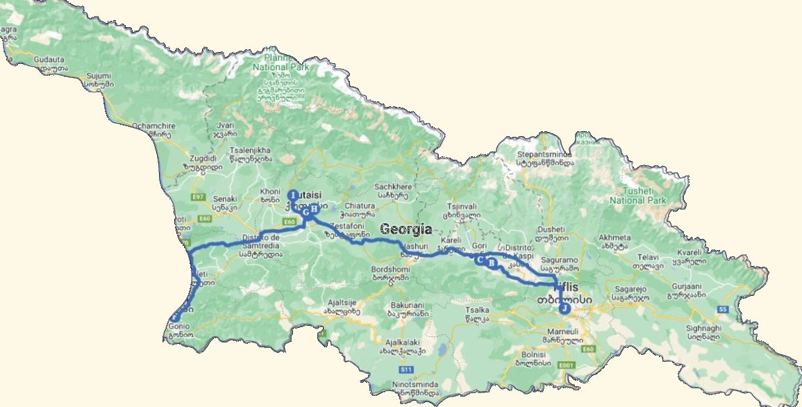 Del Rioni al Mar: 3 Días de Historia y Costa