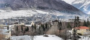 Mestia - centro administrativo de Svanetia