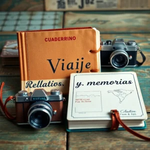 Cuaderno de viaje vintage